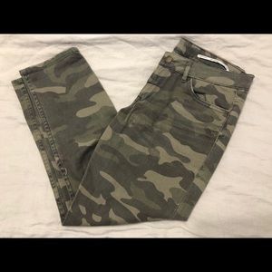 Zara camo skinny jeans